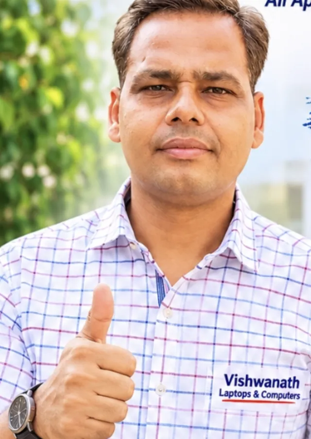 Manoranjan Dash, founder of Vishwanath Laptops & Computers