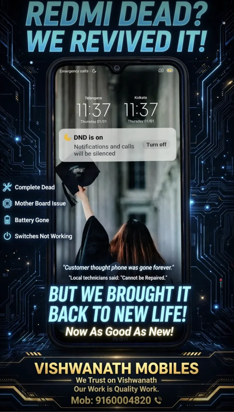 Redmi phone working again after being completely dead